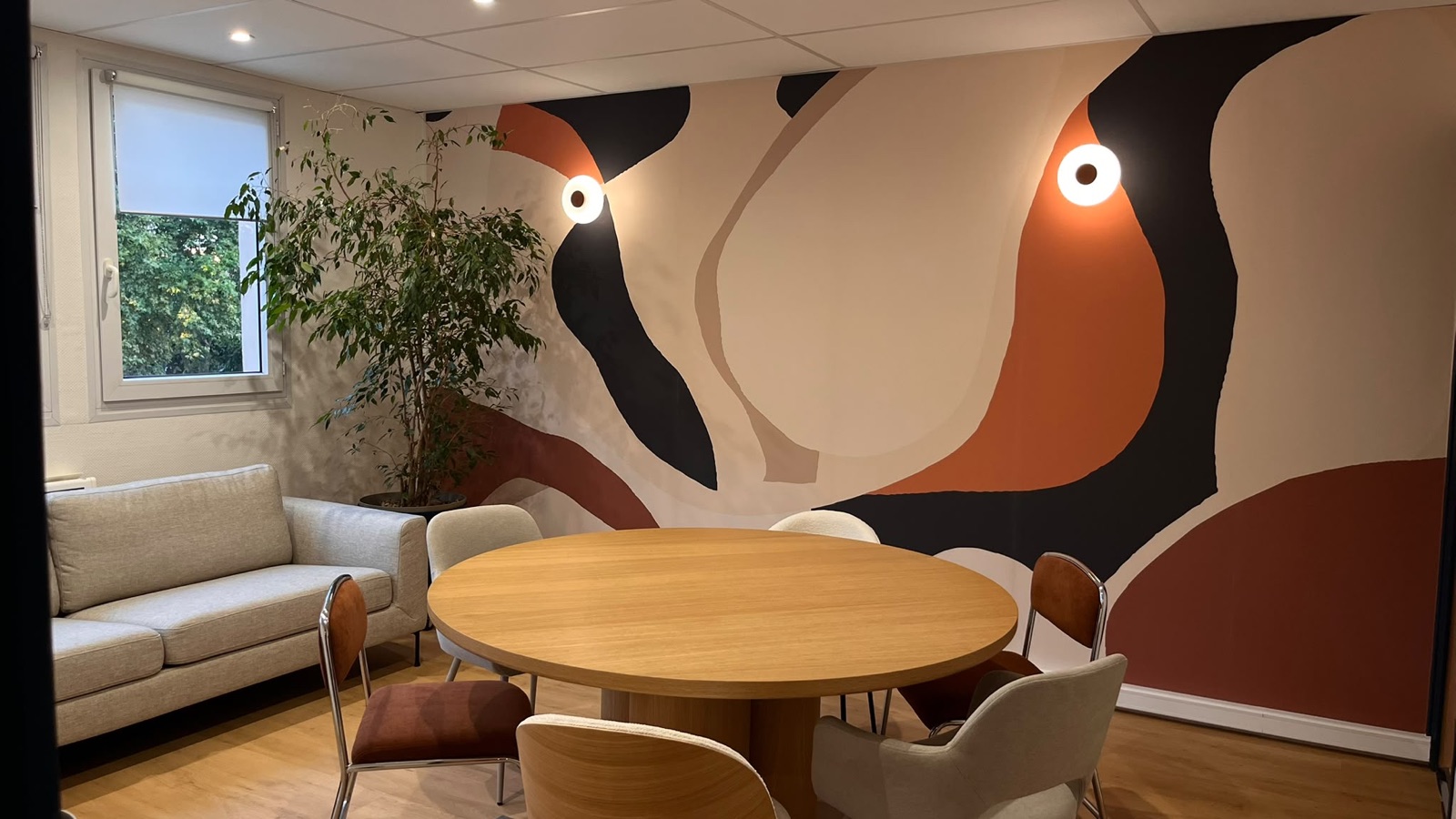 La salle de réunion du cabinet